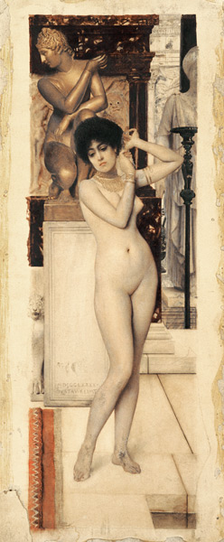 Skigge Und Eingelstudie Fur Die Allegorie Der Skulptur from Gustav Klimt