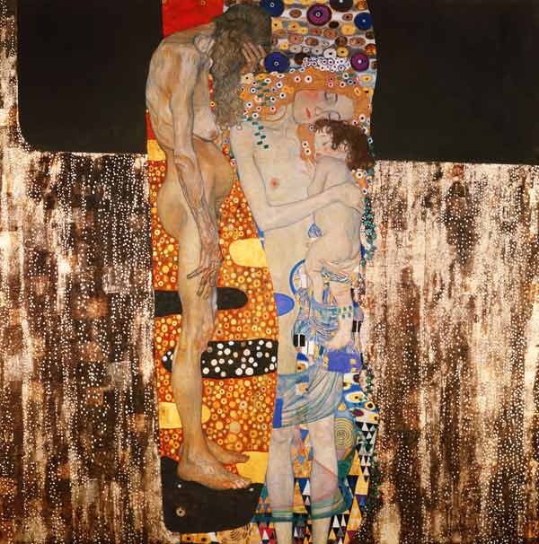 The Three Ages of Woman from Gustav Klimt