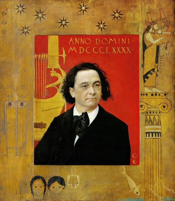 Portrait of Joseph Pembaur, the Pianist and Composer from Gustav Klimt