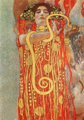Hygieia (detail from the medicine)