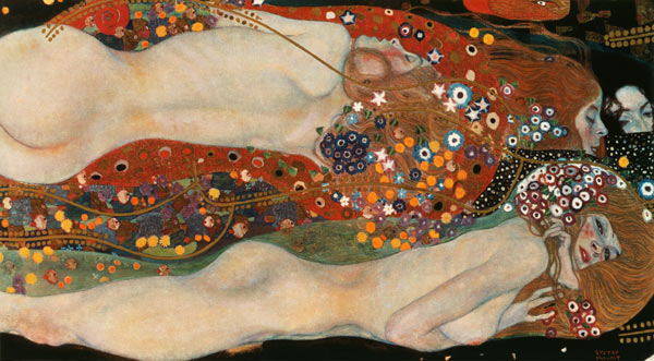Water Snakes II from Gustav Klimt