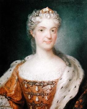 Portrait of Marie Leczinska (1703-68) Queen of France (see 173610 for pair)