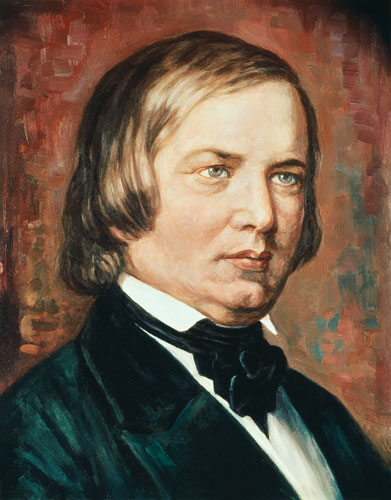 Portrait of Robert Schumann (1810-1856) from Gustav Zerner