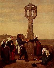 The engagement (at a Calvaire in the Normandy) from Gustave Brion