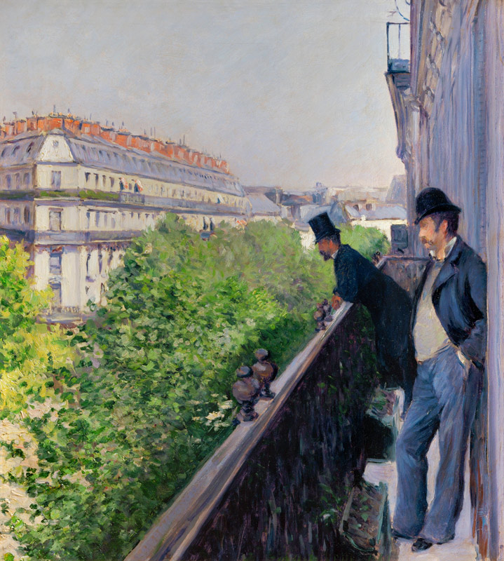 Boulevard Haussmann from Gustave Caillebotte