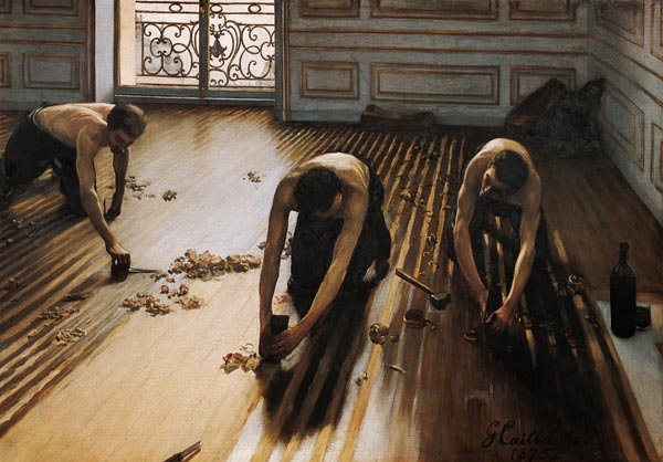 The Floor Scrapers from Gustave Caillebotte