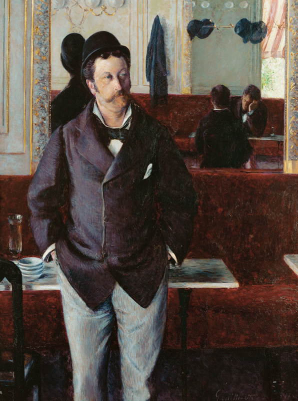 In a Caf?Š from Gustave Caillebotte