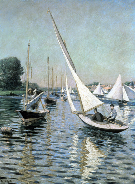 Regatta at Argenteuil from Gustave Caillebotte