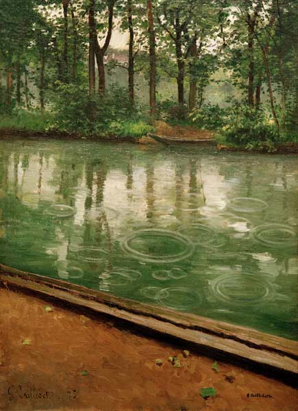 Yerres in the Rain from Gustave Caillebotte