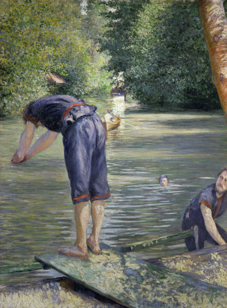 Bathers from Gustave Caillebotte