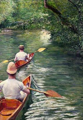 The Canoes, 1878 (oil on canvas)