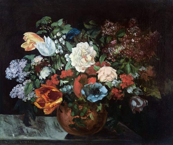 Bouquet of Flowers from Gustave Courbet