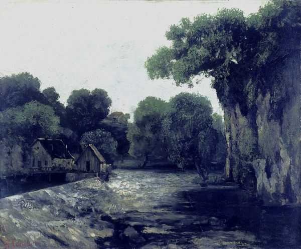 Courbet / The mill-dam / 1866 from Gustave Courbet