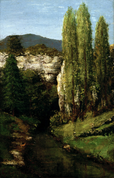 Loue in Jura Mountains from Gustave Courbet