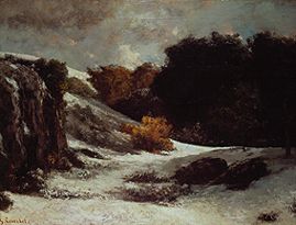 Herbstschnee from Gustave Courbet