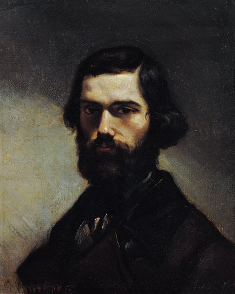 Portrait of Jules Valles (1832-85) from Gustave Courbet