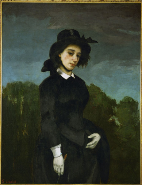 Louise Colet , Courbet from Gustave Courbet