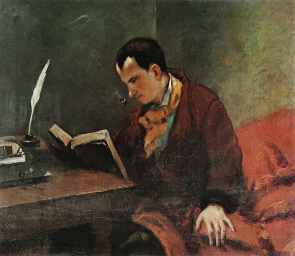 Portrait of Baudelaires from Gustave Courbet