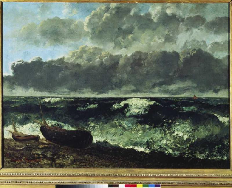Rough sea (or the wave) from Gustave Courbet