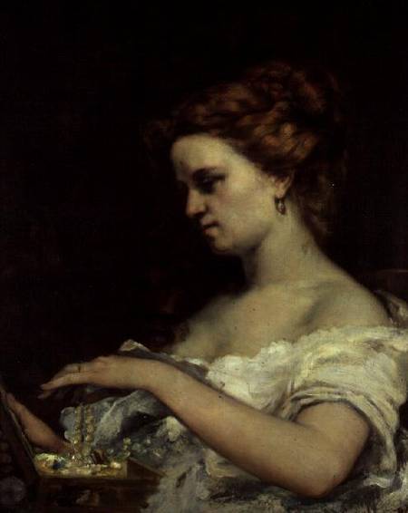 A Woman with Jewellery from Gustave Courbet