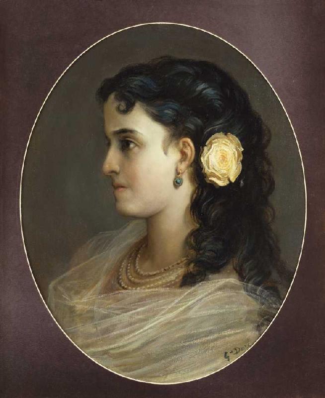 Adelina Patti (weibliches Brustbildnis). from Gustave Doré