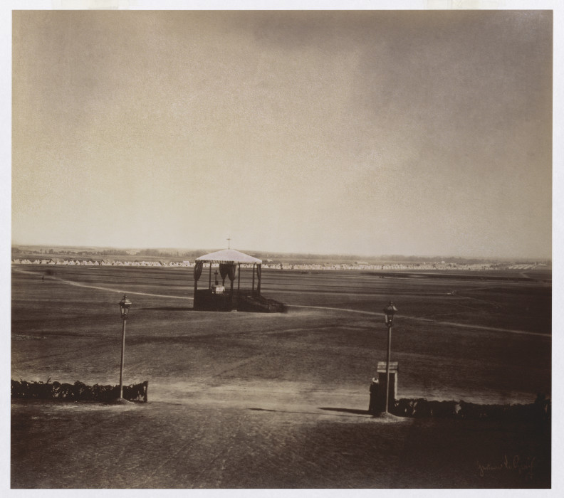 The field of maneuvers in Châlons-sur-Marne from Gustave Le Gray