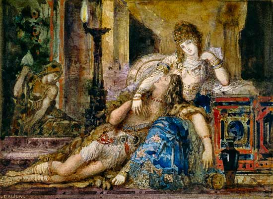 Samson and Dalila. from Gustave Moreau