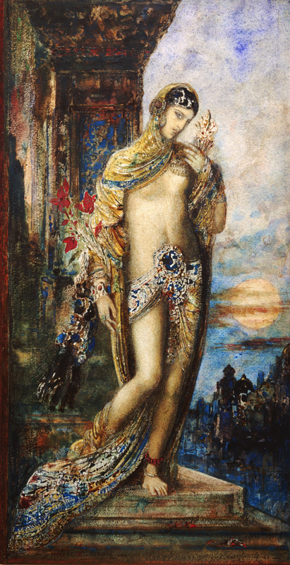 Le Cantique of the Cantiques. from Gustave Moreau