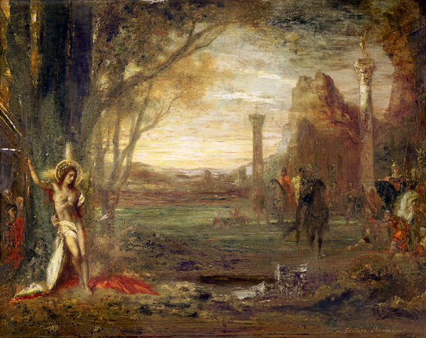 Martyrdom of St. Sebastian from Gustave Moreau