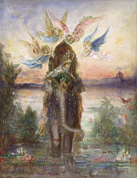 The Sacred Elephant (Péri) from Gustave Moreau