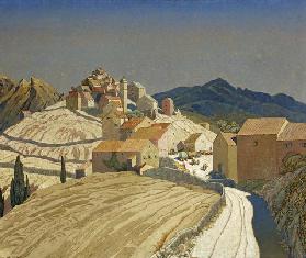 St Pierre in Corsica, c.1933 (oil on canvas)