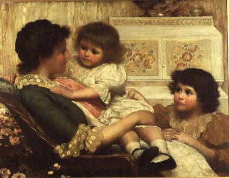 The Artist's Wife and her Two Daughters from H. Marriott Paget