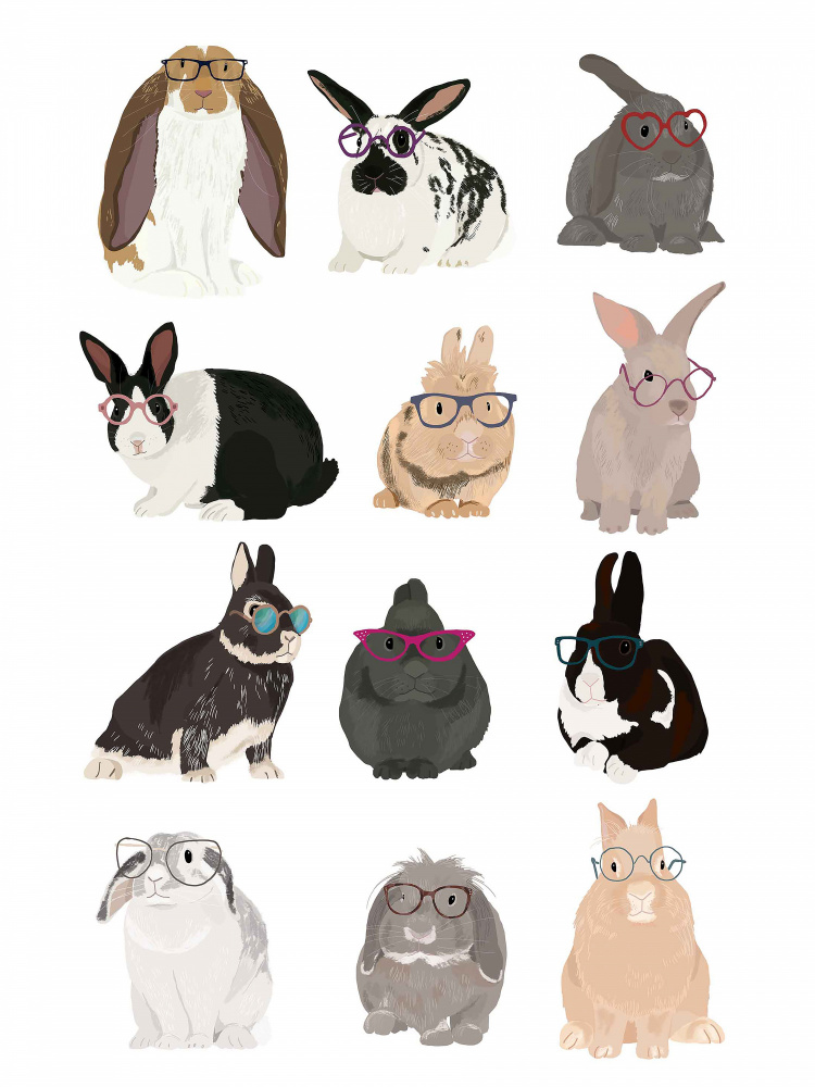 Rabbit Family from Hanna Melin