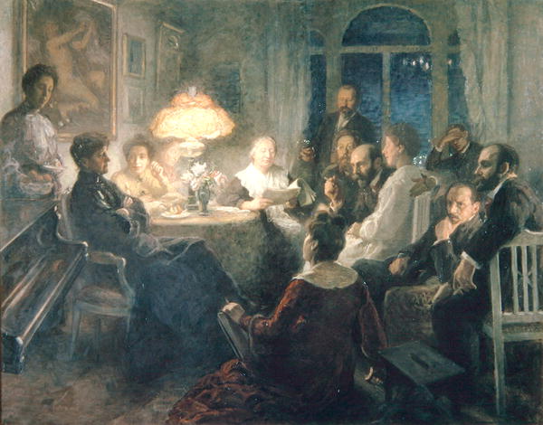 Friends, 1900-07 (oil on canvas)  from Hanna Pauli