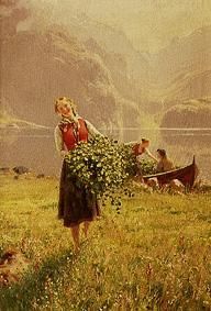 Spring in the fiord. from Hans Dahl