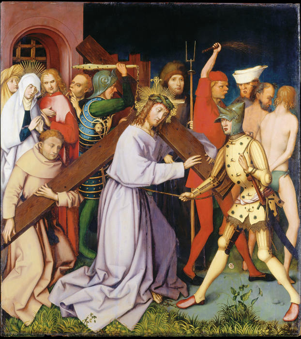 Bearing of the Cross, (Entombment Destroyed) from Hans Holbein d. Ä.