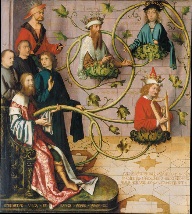 Tree of Jesse from Hans Holbein d. Ä.