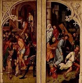 Kaisheimer altar outer panels, middle below: Ecce homo from Hans Holbein the Elder