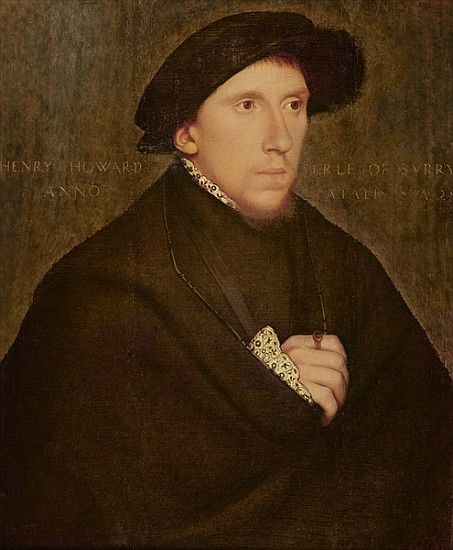 Henry Howard, Earl of Surrey, c.1542 (oil & tempera on panel) from Hans Holbein the Younger