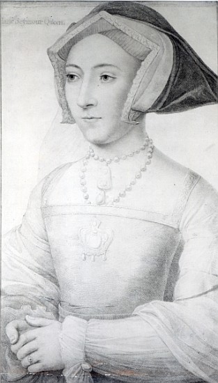 Jane Seymour, c.1536 (chalk, pen & ink) from Hans Holbein the Younger