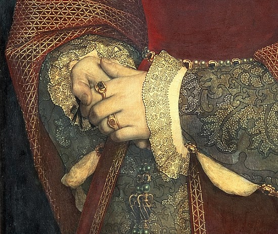 Portrait of Jane Seymour, 1536 (detail of 32610) from Hans Holbein the Younger
