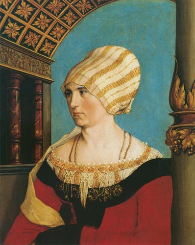 Portrait the Dorothea Kannengiesser from Hans Holbein the Younger