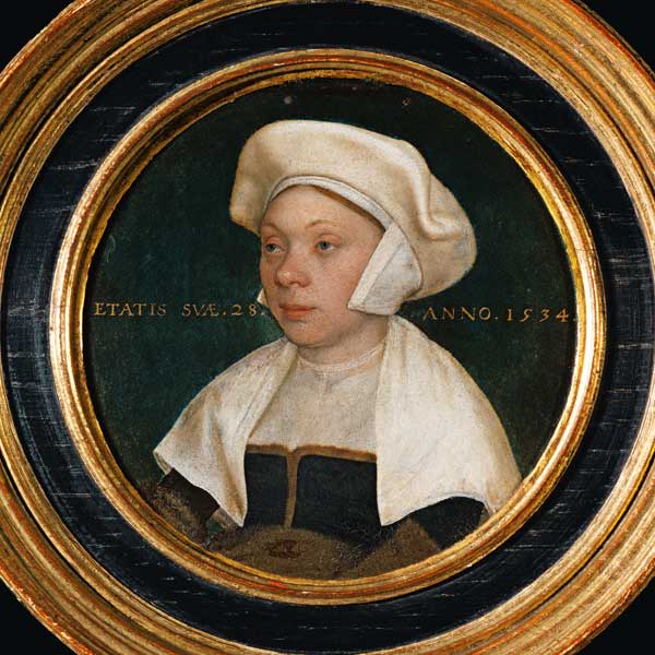 The wife of a dignitary at the court of King Henry VIII from Hans Holbein the Younger