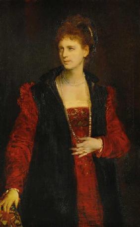 Bildnis der Schauspielerin Zerline Gabillon (1835-1892)