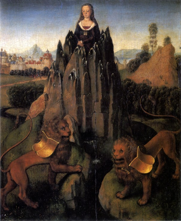 Allegory of Chastity from Hans Memling