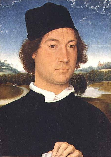 Portrait of an Unknown Man from Hans Memling