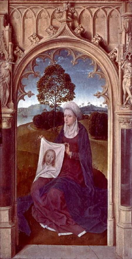 St. Veronica, from the reverse of the Triptych of Jan Floreins from Hans Memling