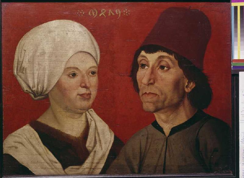 Portrait of a married couple. from Hans Schüchlin