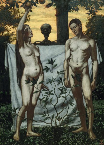 Adam and Eve / Hans Thoma / 1897 from Hans Thoma