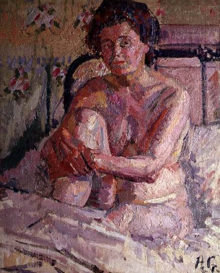 Nude on a Bed from Harold Gilman